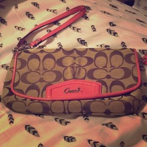 Coach medium size wristlet